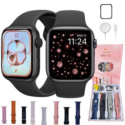 Smartwatch Smart W10 Mini Series 10 Amoled 41mm 8 Pulseiras