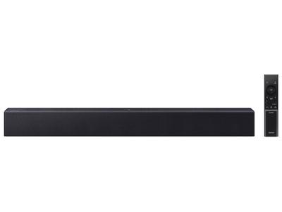 Soundbar Samsung HW-B400F, com 2.0 canais, Bluetooth, Subwoofer integrado e HDMI ARC