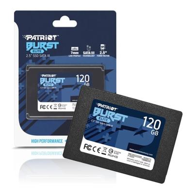 Ssd 120gb Sata Iii 2.5 Burst Elite Patriot Preto