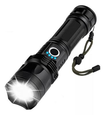 T9 Lanterna Tática Recarregável Led Holofote Lanterna Militar T9 Potente Fazenda Sítio trilha