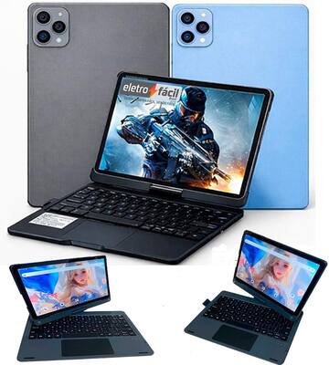 Tablet PC Gamer Tela 11 12GB RAM 256GB Armazenamento 5G Aceita Chip COR:AZUL