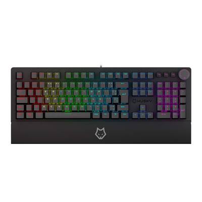 Teclado Mecânico Gamer Husky Anchorage Full Size, RGB, Switch Gateron EF Red, ABNT2, Preto - HTG200PTVR