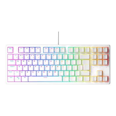 Teclado Mecânico Gamer Husky Sled, TKL, Branco, ABNT2, RGB, Switch Gateron G Pro Red - HTG500BRVR