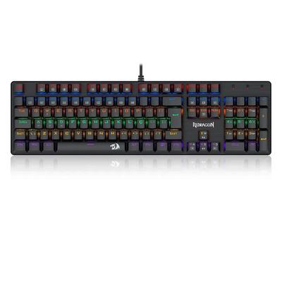 Teclado Mecânico Gamer Redragon Valheim Rainbow, Switch Brown, ABNT2, Preto - K608-R (PT-BROWN)
