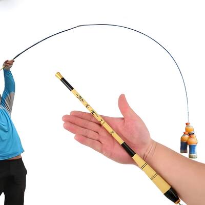 Vara De Pesca Telescópica Ultra Leve Em Fibra De Carbono, Forte E Resistente, 2.1-6.3M Para Pesca Em