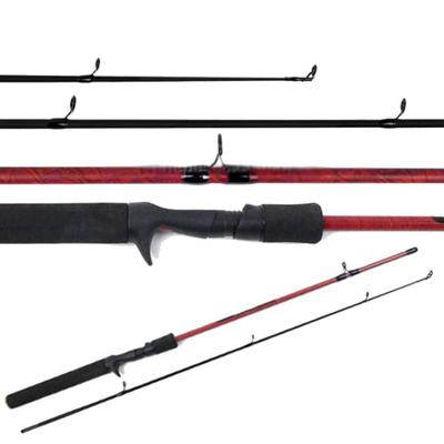 Vara Para Carretilha 6'0 (1,80m) 20-45lbs - 2 Partes Ação Lenta