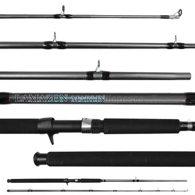 Vara Para Carretilha Lamazon Marlin 8'0" (2,40m) 40-60lbs - 2 Partes