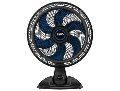 Ventilador de Mesa Arno Air Force VA46 40cm 6 Pás 3 Velocidades Preto e Azul Escuro 2720018897