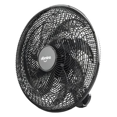 Ventilador De Parede Oscilante Eco Bivolt 250w 60cm Dômina Preto Bivolt Rolamento Duplo Blindado Térmico