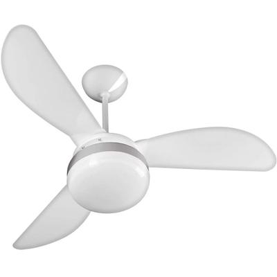 Ventilador de Teto Ventisol Fênix Inverter Branco/Silver Controle Remoto e Placa LED 20W Integrada Bivolt