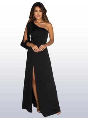 Vestido Longo De Festa Elegante Social Tubinho Madrinha Casamento Moda Festa Tendência Feminina