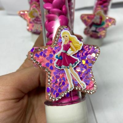 10 Tubete Barbie Estrela Brilho para lembranças e decorações, Magalu  Empresas