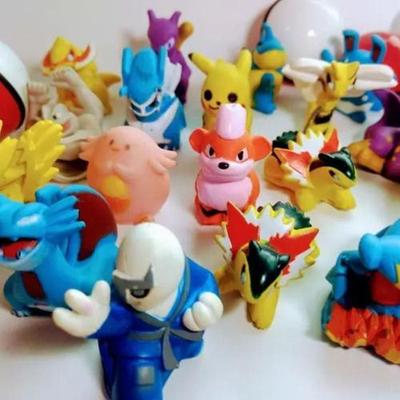 Pokémon Kit 48 Miniaturas Brinquedo Coleção Brincar Divertir