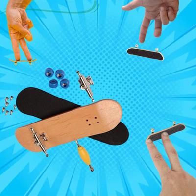 Skate Dedo Profissional Fingerboard De Madeira Brinquedo Top, Magalu  Empresas