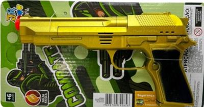 Arma de brinquedo pistola plastica lança faisca