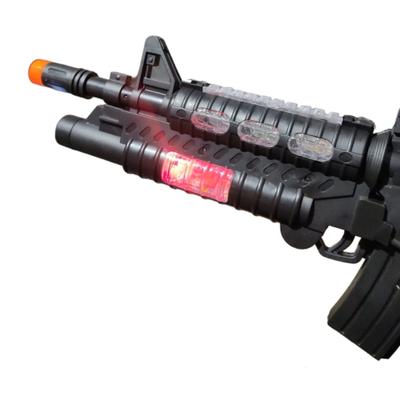 Brinquedo Metralhadora Eletrônica Infantil Militar Som E Luzes Arma Ak47 69  Cm 