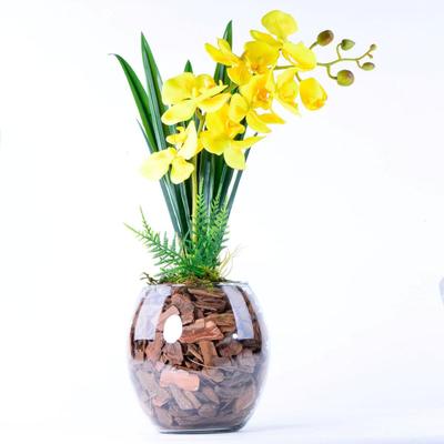 Arranjo de Orquídea Artificial Amarela Jardim Dourado | Magalu Empresas |  B2B e compras com CNPJ