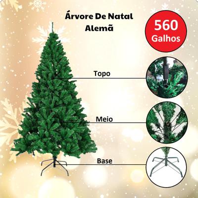 Árvore De Natal Alemã Verde 1,50m 560 Galhos Pinheiro | Magalu Empresas |  B2B e compras com CNPJ