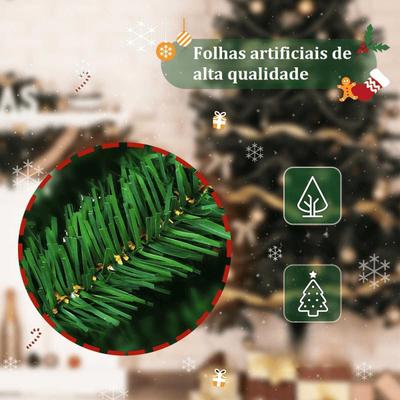 Árvore De Natal Verde Luxo 1,80m C/834 Galhos