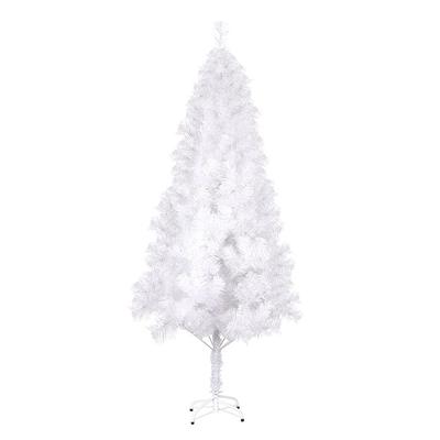 Árvore de Natal Modelo Pinheiro Luxo Canadense 1.20m 90 Galhos Branco Neve  Base de Metal - Dubai Magazine