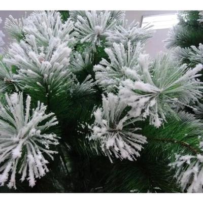 Árvore De Natal Luxo Pinheiro Verde Com Neve Nevada E Pinha 1.50m 412  Galhos AW215