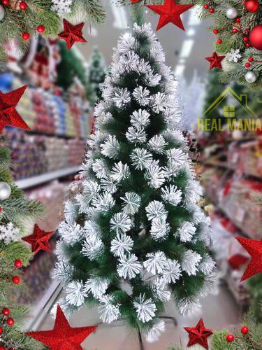 Árvore De Natal Luxo Pinheiro Verde Com Neve Nevada E Pinha 1.50m 412  Galhos AW215 - Chibrali - Árvore de Natal - Magazine Luiza