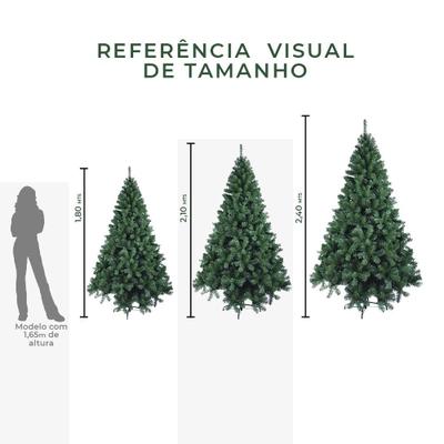 Árvore de Natal Skiny Verde 1,80cm 622 Galhos- Magizi | Magalu Empresas |  B2B e compras com CNPJ