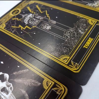 Jogo Cartas Baralho O Tarot Negro 22 Cartas Manual Promoção