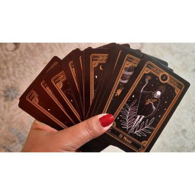 Jogo Cartas Baralho O Tarot Negro 22 Cartas Manual Promoção