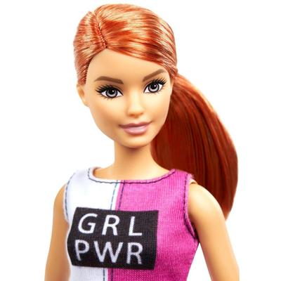 Barbie Feita para Mexer Loira Roupas Esportivas - Mattel - Boneca