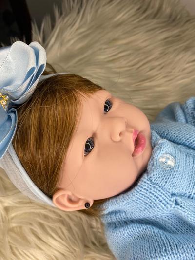 Bebê Reborn Azul Barata 100% Silicone (pode Dar Banho )24 Itens Enxoval -  Igualzinha a foto - QUE SONHO DE NENÉM - Bonecas - Magazine Luiza