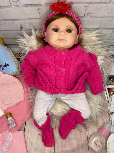 Boneca 100% Silicone Premium na Magazine Luiza Com Roupinha - Cegonha Reborn  Dolls - Boneca Reborn - Magazine Luiza