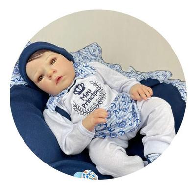 Bebe Reborn Menino Silicone Realista - Fofo na Americanas Empresas
