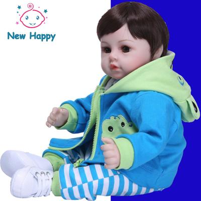 Bebê Reborn Menino Silicone Pode Dar Banho New Happy