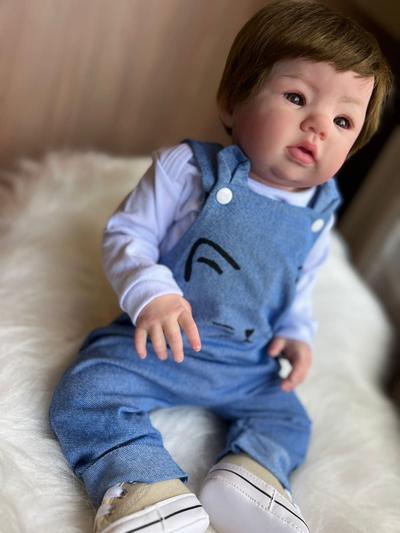 Bebe Reborn Atticus Menina Realista - Corpo Silicone