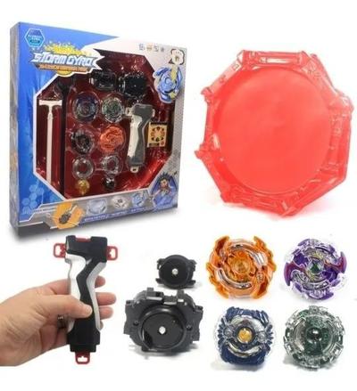 Beyblade Arena Epic Gyro + 4 BeyBlade + 2 Lançadores - Tornado Gyro - Pião  de Batalha e Acessórios - Magazine Luiza