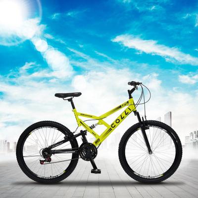 Bicicleta Colli GPS Aro-20 Com Dupla Suspensão, 36 Raias e 21