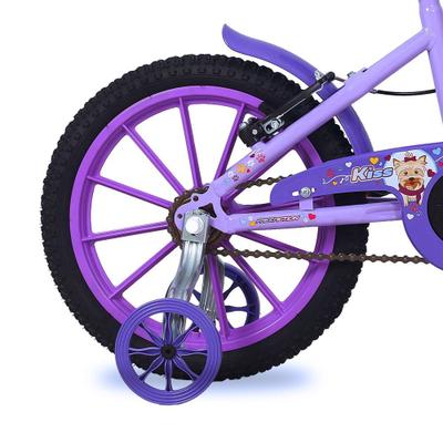 Bicicleta Infantil Free Action Aro 16 Kiss - Rosa