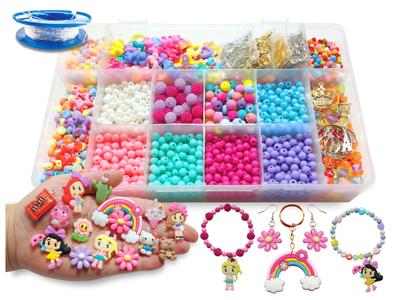 Kit Miçanga Para Montar Pulseira Infantil 4000 Peças + Fio - Comprar  Miçangas é na Loja Online Pitili