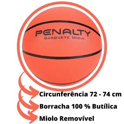 Bola de basquete infantil de borracha, resistente à abrasão