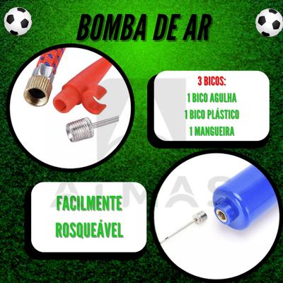 Bola de Futebol com 1 Bomba de Ar: Pronta para Jogar! - Online