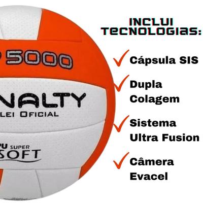 Bola Vôlei Penalty Pro 6.0 X A…