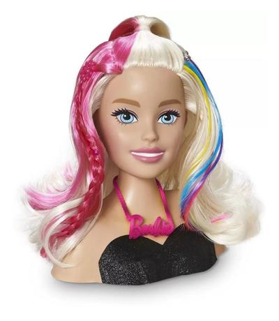 Kit Boneca Barbie Com Acessórios Salão De Beleza E Maquiagem