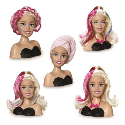 Barbie Busto Com Maquiagem E Acessórios Para Fazer Penteado