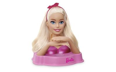 Boneca Barbie Busto Styling 12frases Penteados Maquiagem - R$ 218,99