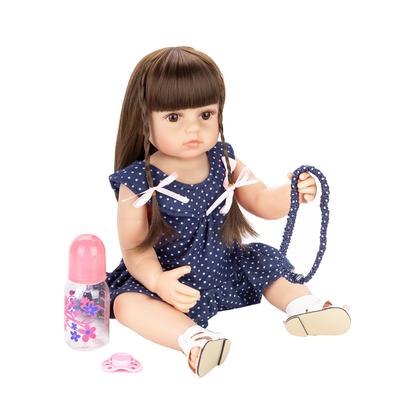 boneca bebe reborn morena 48cm full silicone - dominio imports - Boneca  Reborn - Magazine Luiza