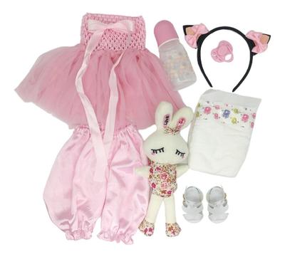 Boneca Bebê Reborn Panda Realista Brastoy Silicone Conjunto de Roupa  Chupeta Mamadeira e Pelúcia - Bonecas - Magazine Luiza