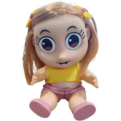 Boneca Mc Divertida Em Vinil 28 Cm Baby Brink Original