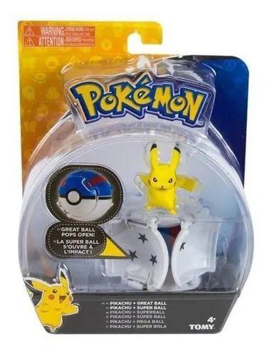 Brinquedo Pokemon Eevee Articulado Dentro De Pokebola Ball
