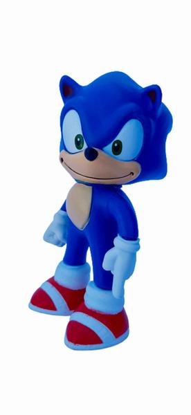 Boneco Sonic Vermelho 16cm Caneca 350m Sega Coleção (cores